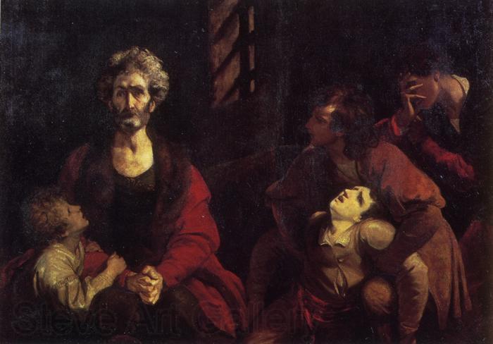 Sir Joshua Reynolds Ugolino and His Children Spain oil painting art